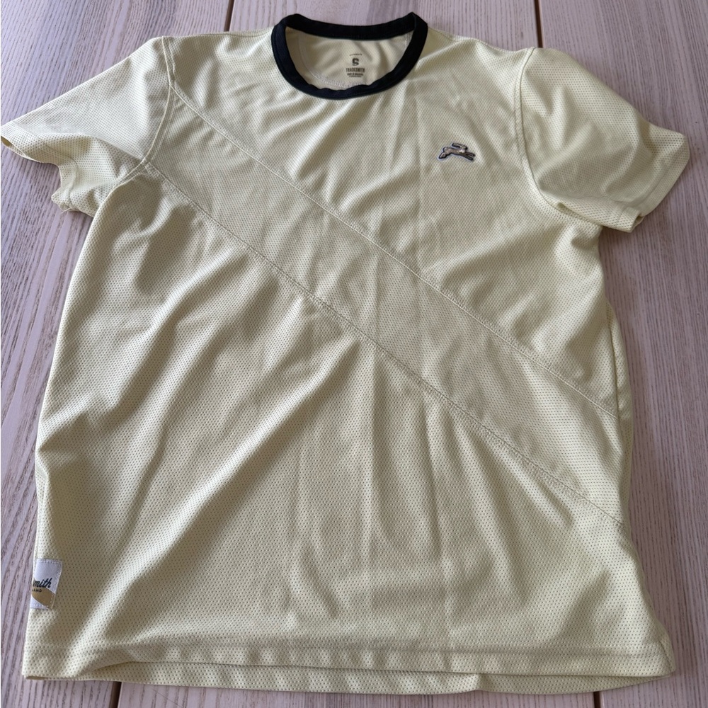Tracksmith Light Yellow Short Sleeve Tee